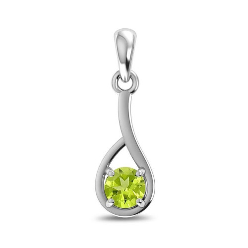 Facetted Peridot Random Pendant #4