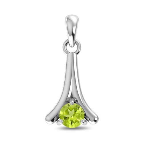 Facetted Peridot Random Pendant #3