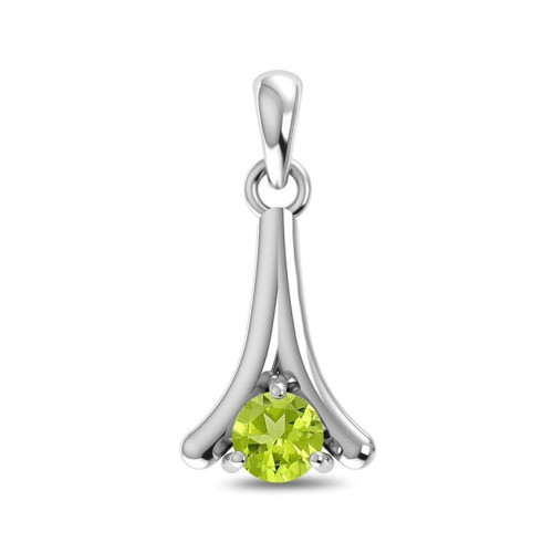 Facetted Peridot Random Pendant #3