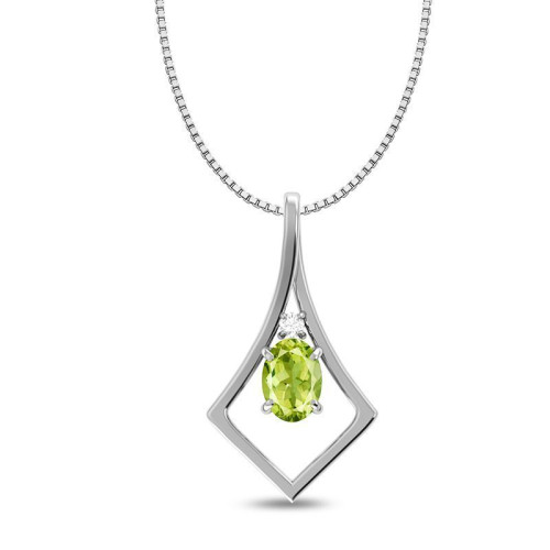 Facetted Peridot Random Pendant #1