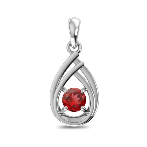 Facetted Garnet Random Pendant #5