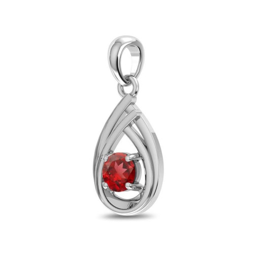 Facetted Garnet Random Pendant #5