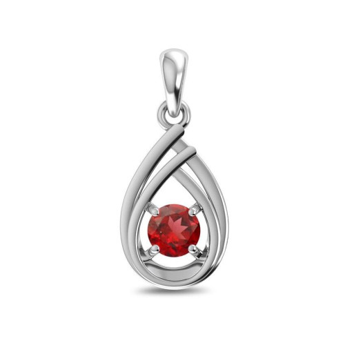 Facetted Garnet Random Pendant #5