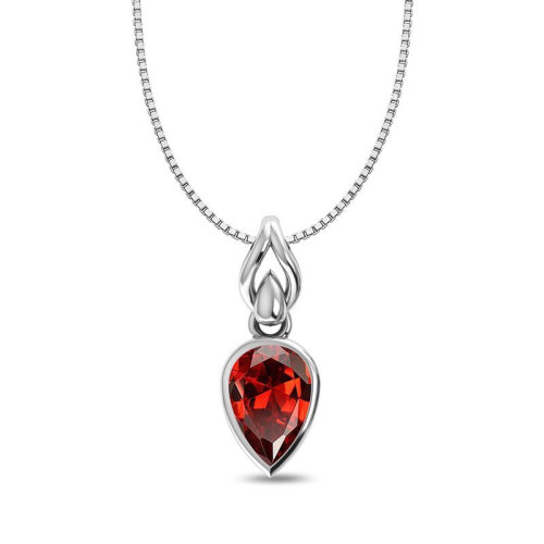 Facetted Garnet Random Pendant #2