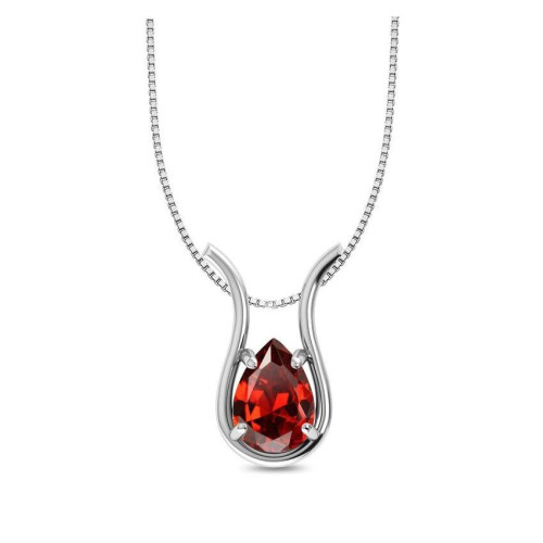 Facetted Garnet Random Pendant #1