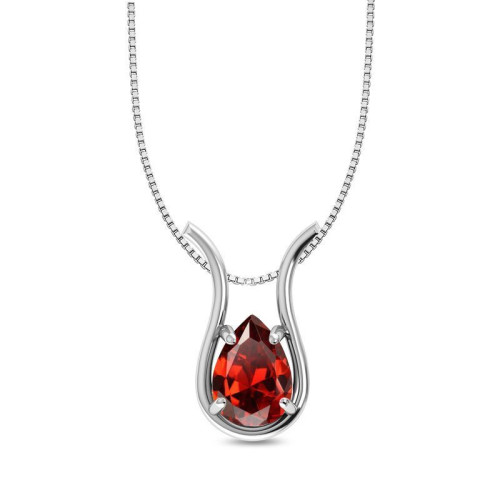 Facetted Garnet Random Pendant #1