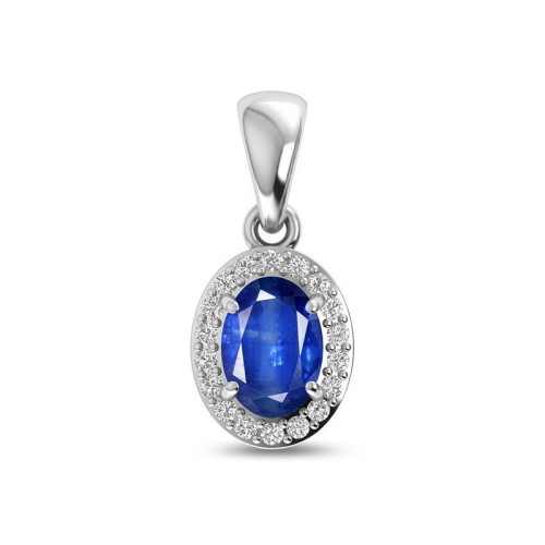 Facetted Blue Sapphire Random Pendant #3