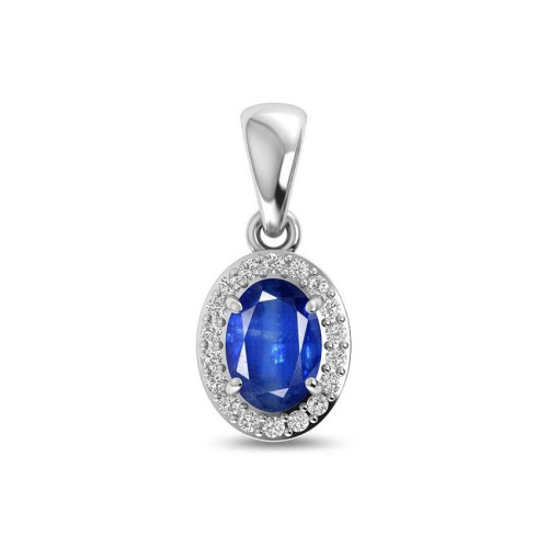 Facetted Blue Sapphire Random Pendant #3