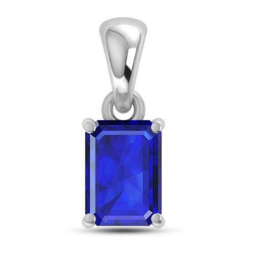 Facetted Blue Sapphire Random Pendant #1