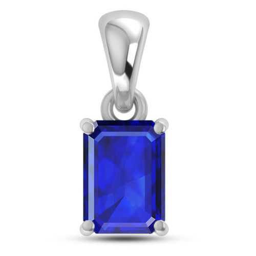 Facetted Blue Sapphire Random Pendant #1