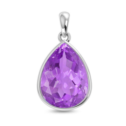 Facetted Amethyst Random Pendant #7