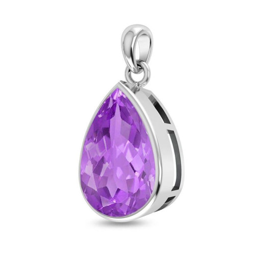 Facetted Amethyst Random Pendant #7