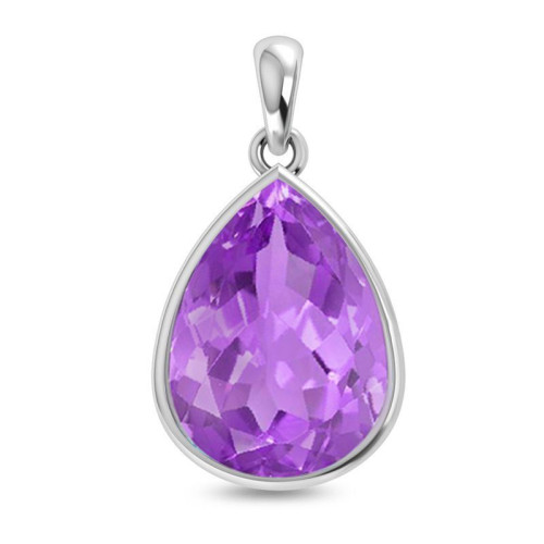 Facetted Amethyst Random Pendant #7