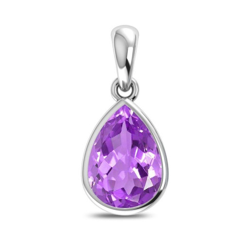 Facetted Amethyst Random Pendant #6