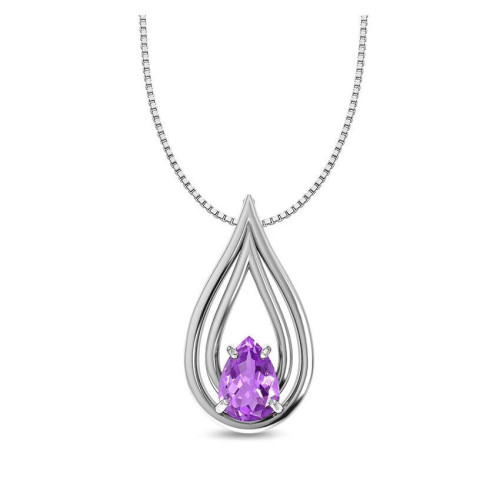 Facetted Amethyst Random Pendant #3