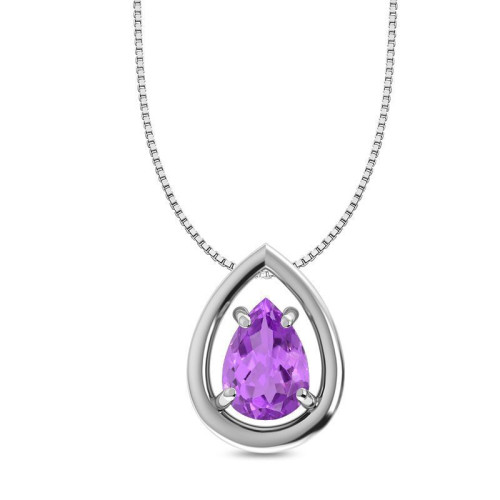 Facetted Amethyst Random Pendant #1