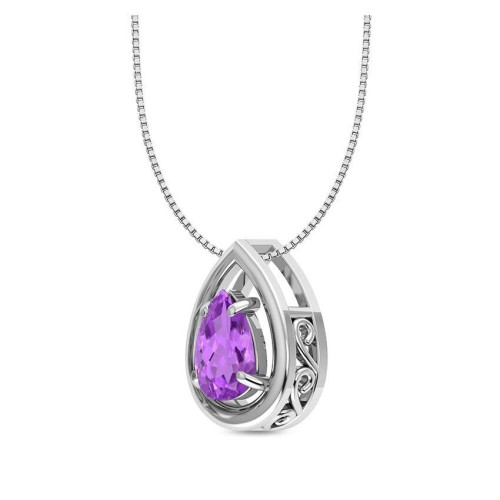 Facetted Amethyst Random Pendant #1