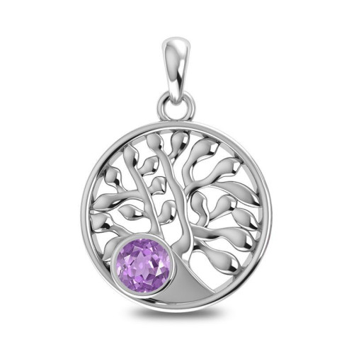 Amethyst Tree Random Pendant