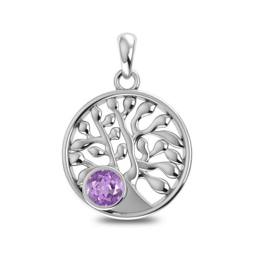 Amethyst Tree Random Pendant