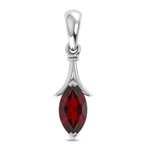 Facetted Garnet Random Pendant #7