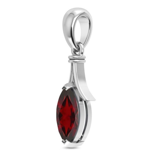 Facetted Garnet Random Pendant #7