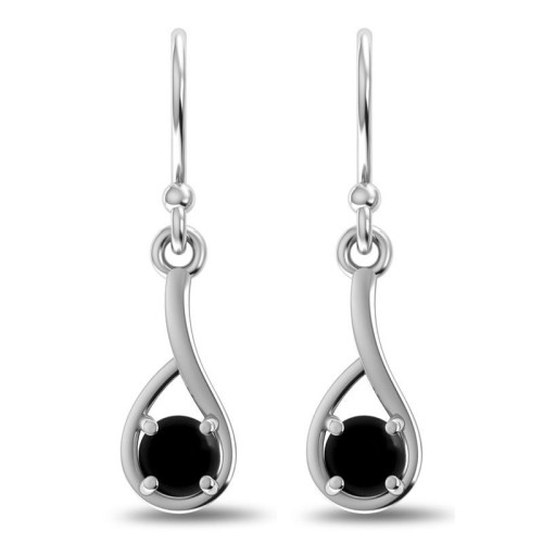 Black Onyx Earrings #1