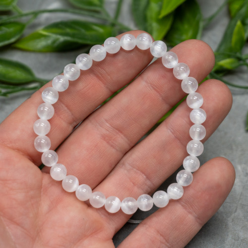 Selenite Bracelet 6mm