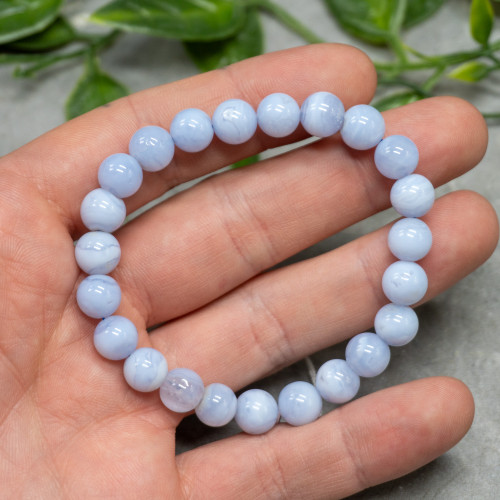 Blue Lace Agate Bracelet 8mm