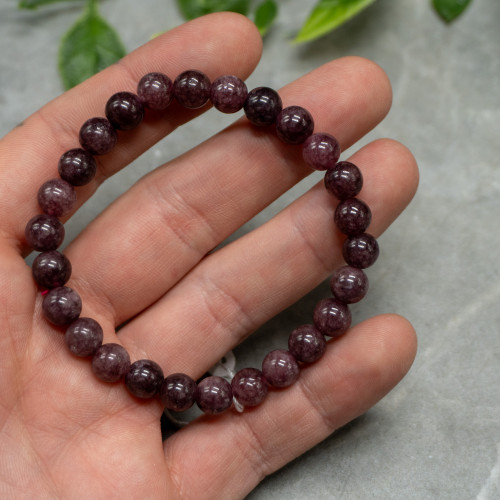 A+ Lepidolite Bracelet 8mm