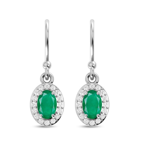 Emerald Earrings #1