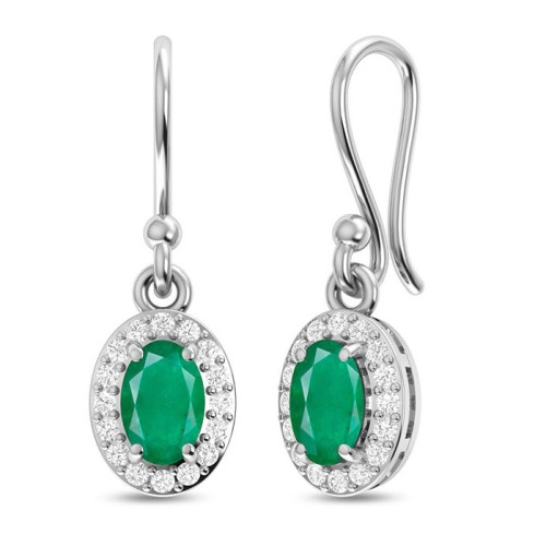 Emerald Earrings #1