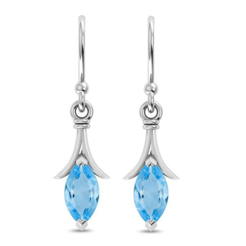 Blue Topaz Earrings #3