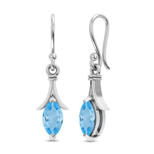 Blue Topaz Earrings #3