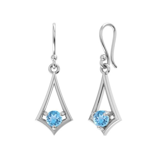 Blue Topaz Earrings #2