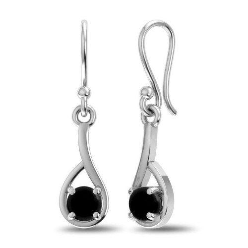 Black Onyx Earrings #1