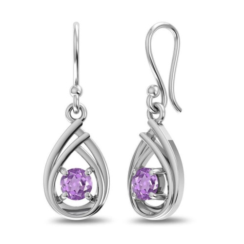 Amethyst Earrings #2