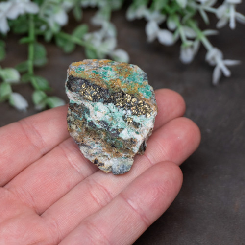 Golden Sky Malachite Raw #1