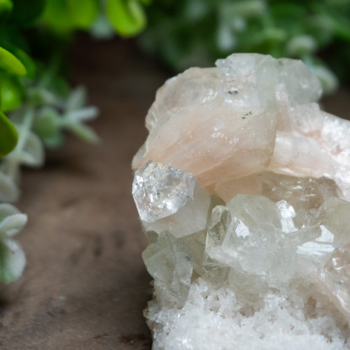 Green Apophyllite with Stilbite #2