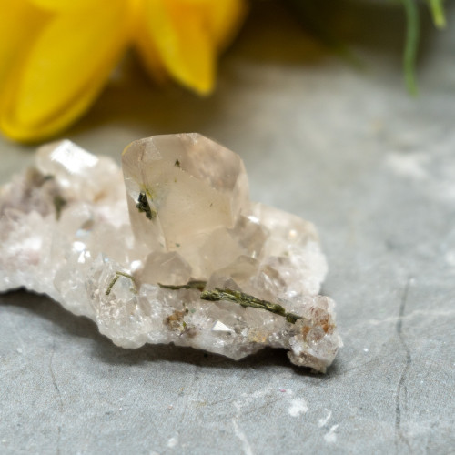 Quartz with Epidote Inclusions #1