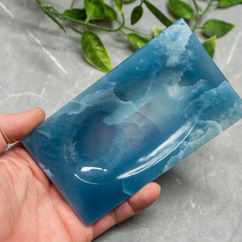 Blue Onyx Plate Bowl #1