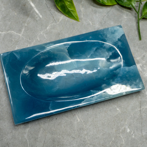 Blue Onyx Plate Bowl #1