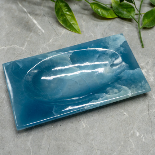 Blue Onyx Plate Bowl #1