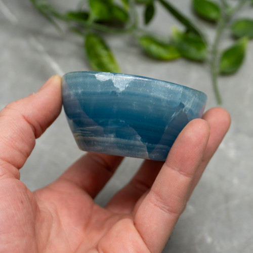 Blue Onyx 3 Inch Bowl #1