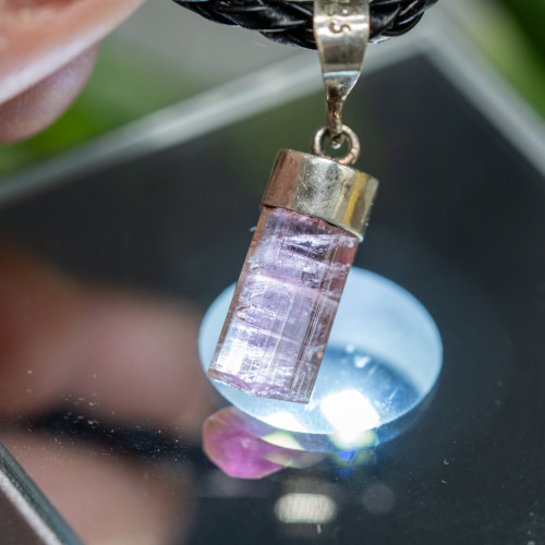 Pink Tourmaline Gemmy Necklace #1