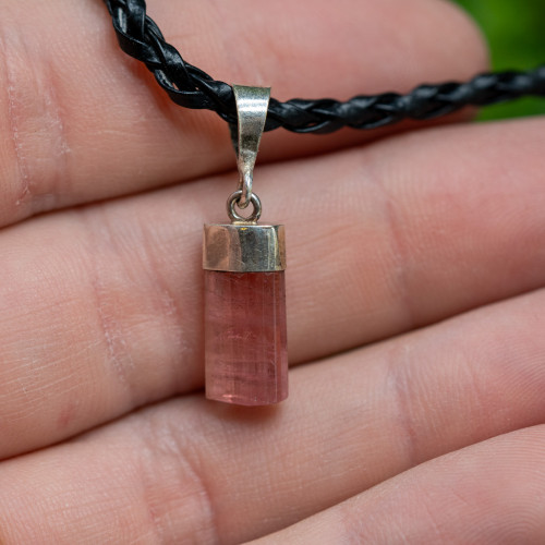 Pink Tourmaline Gemmy Necklace #1