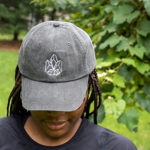 Charcoal Logo Buckle Hat
