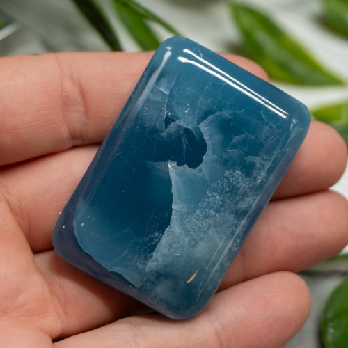 Blue Onyx Palmstone #3