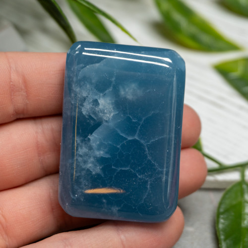 Blue Onyx Palmstone #3