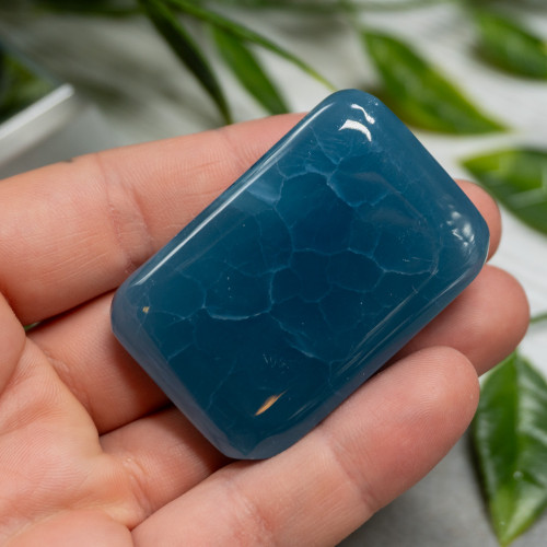 Blue Onyx Palmstone #1