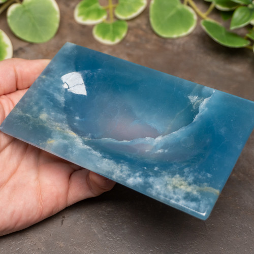 Blue Onyx Plate Bowl #1